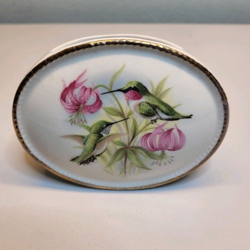 Posy vase hand - vase., bird