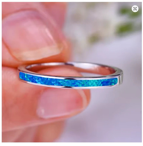 Sterling silver white fire - white,