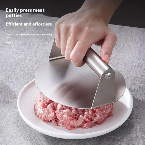 Stainless steel burger - stainless, press