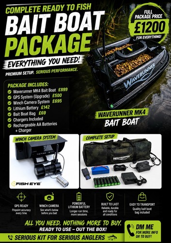 Waverunner bait boat with - 4,