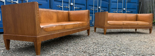 Two 1930s sofas - sofas, box