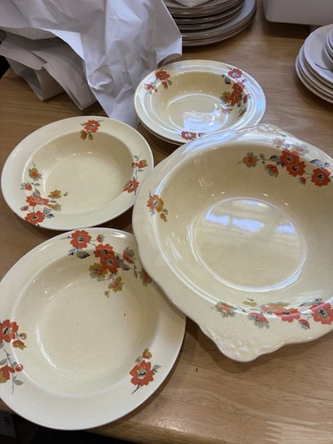 Bovey pottery 1950s dessert - pottery,