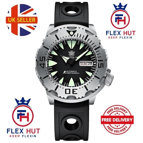 Steeldive sd1984 black rubber - steeldive,
