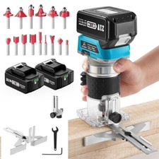 Cordless Compact Router, Wood