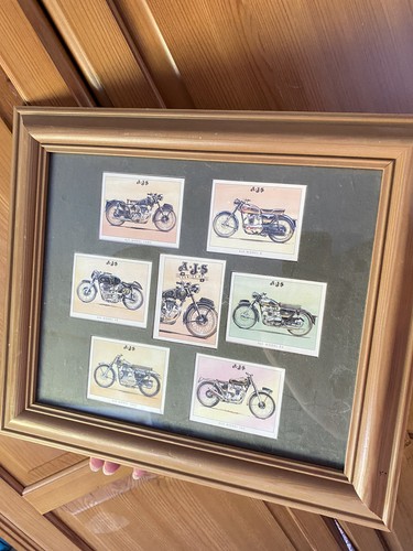 Vintage ajs motorcycle - ajs,