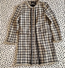 Zara Woman Black White Boucle