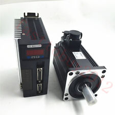 6NM 1.8KW CNC Servo Motor AC 220V Servo Driver 3m Cables Kit 3000RPM NEMA42
