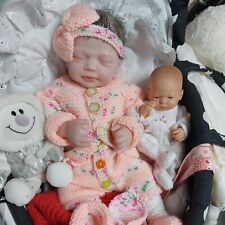 Solid Silicone Reborn  Sleeping  Baby 