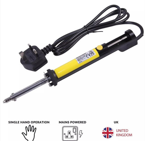 40w heated desoldering pump - heated,