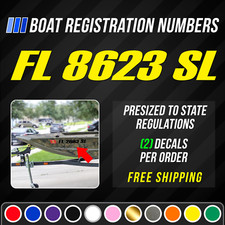 Boat Registration Hull Numbers