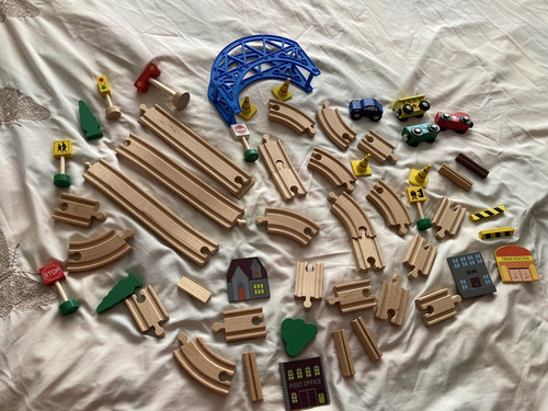Chad valley wooden train set - valley,