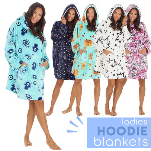 Ladies oversized hooded - ladies,