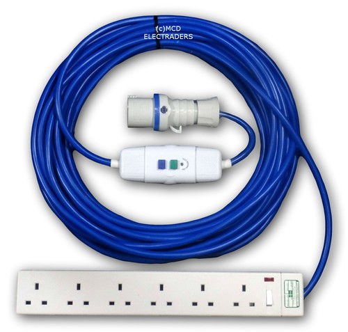 Blue caravan hook - caravan, up