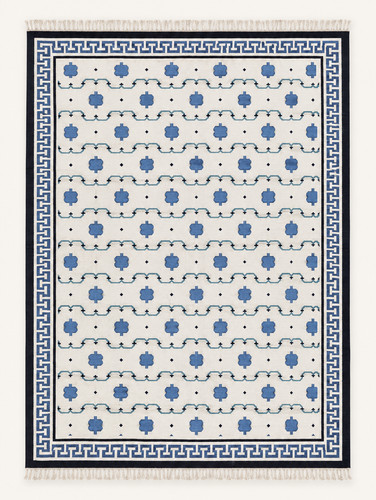 Flatweave floral kilim - kilim, wool