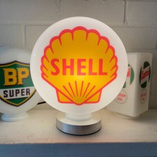 Shell Medium 10 inch Gas Pump Globe, Oil Petrol Garage Automotive Memorabilia