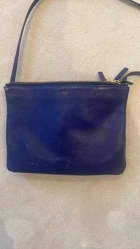 Genuine celine blue leather - genuine,