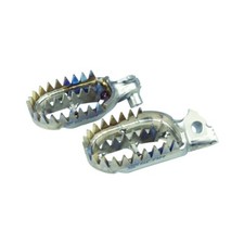 Pair Footpegs Titanium Yamaha