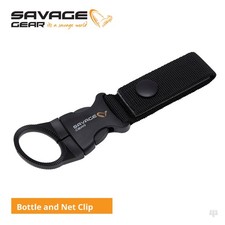 Savage Gear Bottle & Net Clip - Pike Bass Perch Trout Salmon Sea Lure Fishing