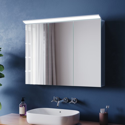 Led bathroom mirror cabinet - bathroom,
