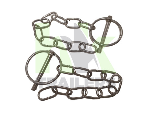 Linch pin and chain 6mm - 2x,