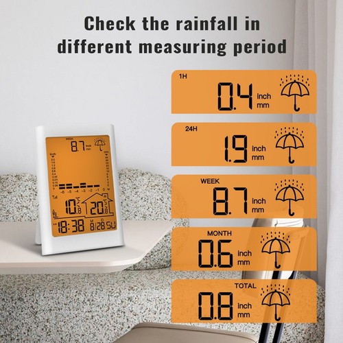Wireless rain gauge digital - wireless,