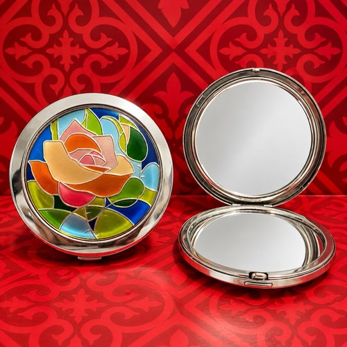 Rose stained glass - stained,