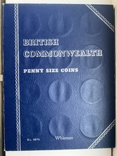 Whitman Folder British Commonwealth penny -Aus NZ South East West Africa Eire