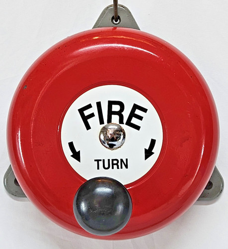 Vintage rotary hand fire - fire, bell