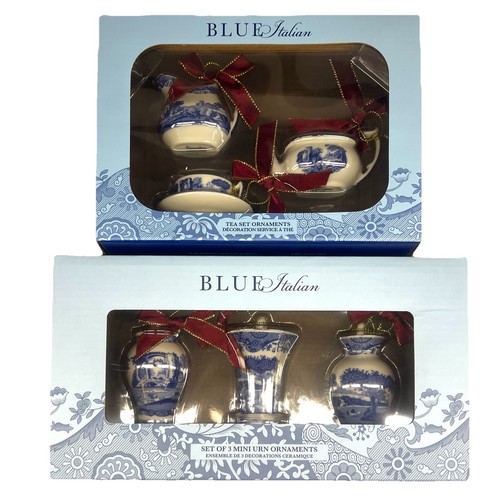 Spode blue italian christmas - italian,