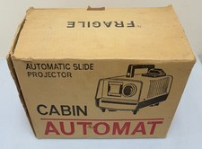 CABIN AUTOMAT VINTAGE AUTOMATIC 35MM SLIDE PROJECTOR BOXED +REMOTE WORKS PERFECT