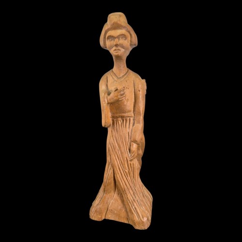 Vintage hand carved wood - hand,