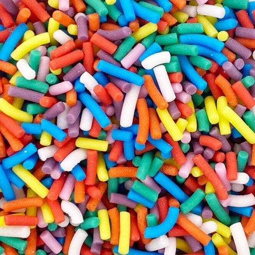 Rainbow bake stable strands - bake,