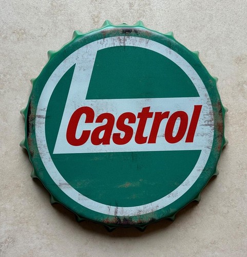 Castrol oil metal - castrol,