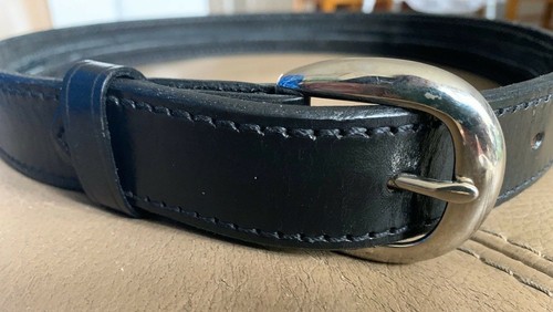 Aker black leather pistol - black,