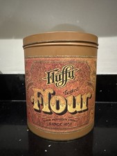 Vintage Flour Tin Canister – Retro Kitchen Storage, Farmhouse Style