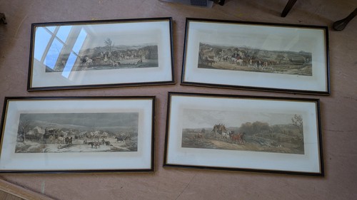 Shayer hunting scenes - w,
