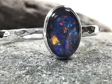 Australian Triplet Opal 8x6mm