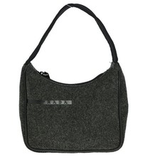 PRADA GRAY WOOL HANDBAG 113