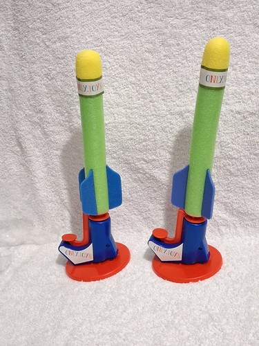 Kids foam rocket launcher - 2x,
