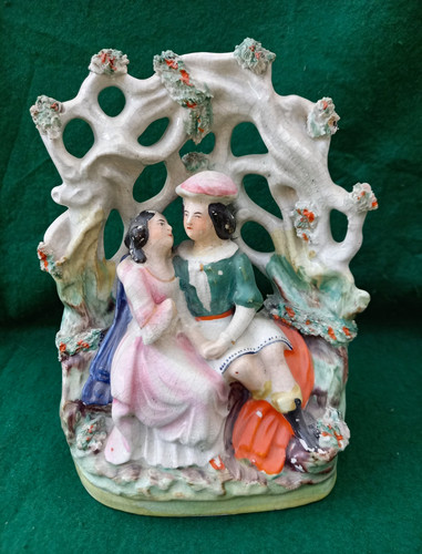 Antique staffordshire figure - staffordshire,