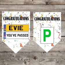 Congratulations You’ve Passed Bunting Driving Personalised Banner decoration