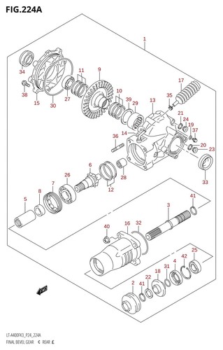 Suzuki genuine atv - atv, seal