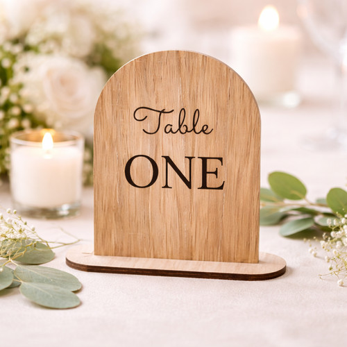 Personalised wooden table - personalised,