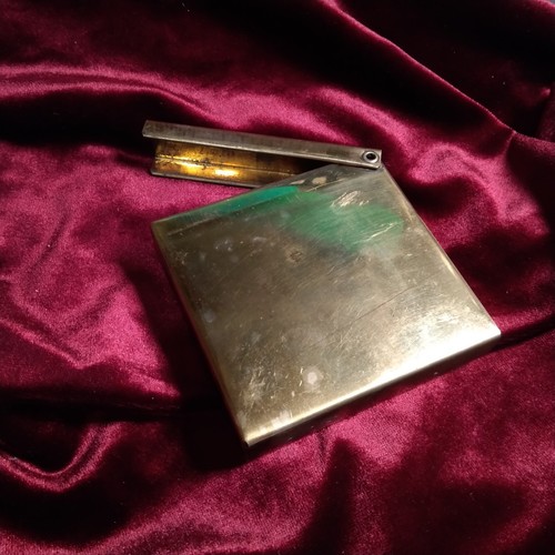 Vintage brass cigarette - vintage,