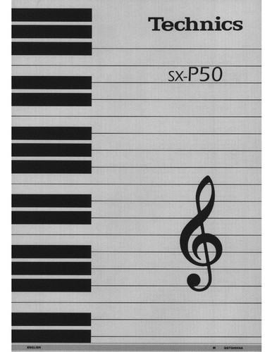 Technics p50 digital piano - technics, sx-p50