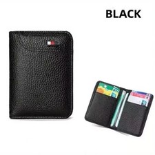 Slim Minimalist Pu Leather Men