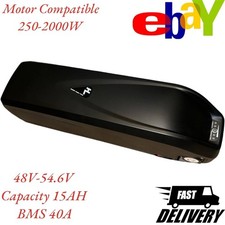 Battery 48V 15Ah E-bike  Lithium Li-ion For 250W~2000W 1500W 1000W 750W  Motor