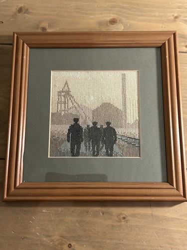 Vintage hand made well framed - well,