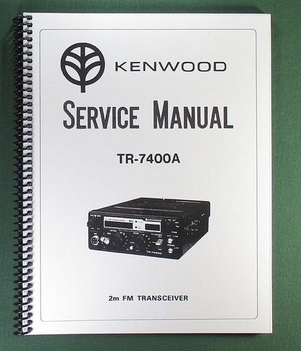 Kenwood 7400 service - tr-7400,