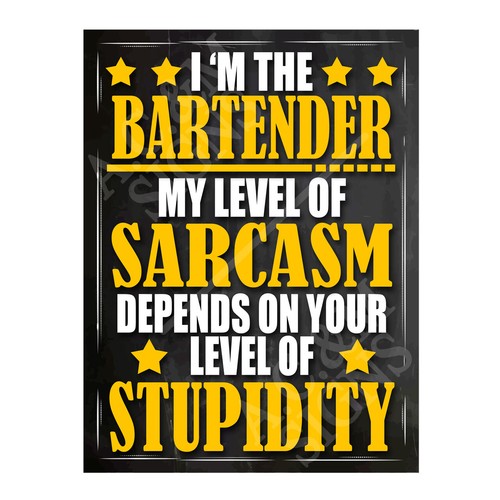 Beer metal signs funny man - beer,